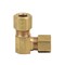 Thrifco Plumbing No. 65-C 1/4 Inch Lead-Free Brass Compression 90 Elbow 4401070 - alternate 2